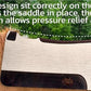 Black HOOF BlackHoof Steam Pressed Merino Wool Felt Contoured Pad 1 Inch Thick(31in Length and 32in Width), Saddle pad for Horses, White