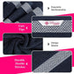 CASA COPENHAGEN Solitaire Towels, 4 Pieces Bath Towel Set- Navy, 600 GSM Designed in Denmark Made of Soft Egyptian Cotton for Bathroom, Kitchen & Shower