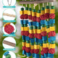 Large Parrot Toys, 17.7 inch Multicolored Natural Wooden Blocks Beads Rattan Balls, Bird Chew and Hanging Tearing Toys for Large Medium Birds Macaws African Grey Cockatoos Amazon Parrots