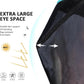 Harrison Howard Pro Luminous Horse Half Face Fly Mask Large Eye Space with Ears UV Protection for Horse Teal L