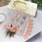 Salon-Style French Tip Press-On Nails - Square #04