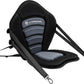 Standard Padded Kayak Canoe Seat Adjustable Backrest with 4 Straps Durable Sit-On-Top Cushion for Kayaking, Rafting & Fishing