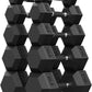 Hex Dumbbell Set, 30-480 lb Set Rubber Encased Exercise & Fitness Dumbbells, Weights Dumbbells Set, Hand Weight for Strength Training