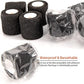 LDIWEE 24 Pack 2 Inch Self Adhesive Bandage Wrap - 5 Yard Black Cohesive Vet Wrap & Athletic Tape Grip Tape for Ankle Sprains, First Aid Medical, Sports Injuries