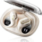 Open Ear Earbuds Wireless Bluetooth Headphones - 80Hrs Playtime Wireless Ear buds with 18.2mm Drivers Stereo Sound, Touch Control Earphones IPX7 Waterproof Bluetooth 5.4 for Running Fitness Workout