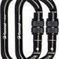 Heavy Duty Carabiner, 25kn(About 5620 lbs) Oval Carabiner Clip O-Shape Rock Climbing Carabiner Lightweight Caribeener for Climbing, Mountaineer, Aerial Work