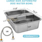 3 Gallon Automatic Dog Water Dispenser, Large Dog Water Bowl Dispenser for Outdoor, Stainless Steel Pet Bowl for Waterer Auto Fill Pet Waterer for Livestock Dogs Cats Chicken Fit 3/4'' GHT Faucet