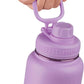 Takeya Actives Water Bottle with Spout Lid - Bottle with Double Stainless Steel Insulation - Dishwasher Safe & BPA-Free - Bottle with Spout Lid & Removable Bumper - 18 oz, Lilac