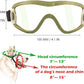 Small Dog Sunglasses with Adjustable Strap UV Protection, Winproof Puppy Sunglasses, Suitable for Dogs Eyes Protection，Soft Dog Goggles