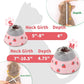 Cat Cone Collar Soft, Comfortable Cat Recovery Collar Pet Cone for Small Large Cats, Lightweight Elizabethan Collar for Cats Kittens After Surgery Prevent from Licking Wounds, Pink, S