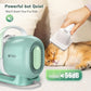 Afloia 6-in-1 Dog Grooming Kit, Pet Grooming Vacuum for Shedding, Dog Hair Vacuum with Clipper Nail Trimmer Grinder, Pet Brush Groomer at Home, Low Noise Cats Hair Remover, 1.5L Dust Cup, Green