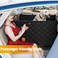 PETICON Convertible Back Seat Extender for Dogs, Dog Car Seat Cover Hard Bottom Holds 400 lbs, Waterproof Dog Hammock Backseat Protector with Mesh Window for Cars, Trucks and SUVs