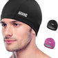 Aegend Fabric Swim Cap, Silicone Waterproof Layer - Breathable Cloth Swimming Cap, Keep Hair Dry with Hight Elasticity for Youth(8-16) Adult, 2 Sizes to Choose