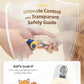 PETHROOM] Professional Dog Nail Clipper with Transparent Guard & Nail File | Adjustable Cutting Length (1-3mm) Sturdy, Durable Stainless Steel Blade | Nail Trimmer for Pets Avoid Overcutting