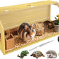 Large Hamster Cage, Chewproof Large Hamster Habitats, Wooden Guinea Pig Cages, Openable Top Roof, Lockable Gerbil Cage, Small Animal Cage for Dwarf, Syrian, 48" L x 20" W x 20" H