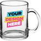 Personalized Coffee Mug – Custom Photo, Text, or Logo Ceramic Mug Tea Cup | Taza Personalizada with Picture or Message | Customized Gift Idea for Men & Women, Mom, Dad, Friends - Clear | 11oz