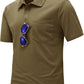 TBMPOY Men's Polo Shirts with Pocket Short Sleeve Quick Dry Casual Sports Outdoor Golf Shirt