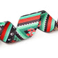 Mercano Adjustable Dog Collar - Special Design Patterns, Soft Nylon Comfortable Durable Pet Collar for Small Medium Large Dogs (M, Ethnic Green)