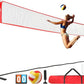 Volleyball Net, 12ft/20ft Training Set Height Adjustable, Portable Freestanding Practice for Hitting or Serving Drills, Pop up With Carry Bag for Backyard or Outdoor