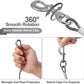 Tie Out Cable for Dogs,50FT Dog Leads,Heavy Duty Tie Out Cable for Large Dogs Up to 125lbs,Durable Dog Runner Tether Line for Outdoor,Yard