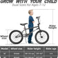 67i Boys BMX Bike 18/20 Inch Ages 8-12 Kids Bicycle with Front Rear U Brake Adjustable Seat Iron Fork 2.09" Wide Tires
