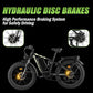 PHILODO Forester Electric Bike, 60V 26Ah Bike Battery for Long Range with 5000W Dual Motor Ebike for Adults, 26x4 Electric Bike Fat Tires for All Terrain Electric Mountain Bike