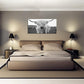 XXMWallArt FC3650 Highland Cow Canvas Art - Black and White Animal Wall Art for Living Room, Bedroom, Office Decor