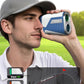 WOSPORTS Golf Range Finder with Slope Switch, 1200 Yards Rangefinder for Golfing & Hunting, ±1yd Accuracy, 0.3s Flag Locking Vibration, Rechargeable, Blue