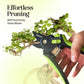 Ultra Sharp Pruning Shears Hedge Clipper – Cuts 3X Easier, Dual-Size Opening, Weak Hand Arthritis Clippers, Rust-Resistant Pruner, Effortlessly Cuts