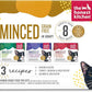 The Honest Kitchen Minced - Grain Free Wet Cat Food with Bone Broth Gravy Variety Pack, 2.8 oz (Pack of 8)