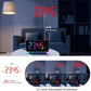 Projection Alarm Clock for Bedroom Ceiling,RGB Digital Clocks Radio with 10 Colors RGB Night Light,Loud Alarm Clock for Heavy Sleepers,USB C Charger Port,Snooze,12/24H,Auto Dimming