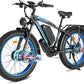 PHILODO 5000W Dual Motor Ebikes for Adults, 60V 26AH Battery Electric Bike, 26x4 Fat Tires for All Terrain Dirt Bike with 21-Speed Gear Electric Mountain Bike Electric Bicycle
