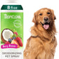 TropiClean Dog Perfume, Long Lasting Berry Cologne, Deodorizing Spray for Smelly Dogs, After Bath Detangling Spray with Vitamin E, Safe for Cats, 8oz.