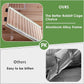 Chinchilla Cage Large Critter Nation Enclosure for Squirrel Chameleon Ferret Rat Guinea Pig Rabbit with Ramps, Chew-Proof Ramps & Slide-Out Tray