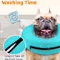 Supet Inflatable Dog Cone Collar Alternative After Surgery, Dog Neck Donut Collar Recovery E Collar to Stop Licking, Soft Dog Cone for Medium Large Dogs