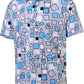 DEOLAX Mens Polo Shirts Fashion Print Mens Golf Shirt Dry Fit Mens Golf Polo Short Sleeve Quick Dry Funny Golf Shirt for Men