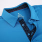 Alex Vando Mens Golf Shirt Moisture Wicking Quick-Dry Solid Short Sleeve Polo Shirts for Men