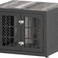 26" Heavy Duty Dog Crate Furniture for Small Dogs, Metal Kennel for High Anxiety Dogs, Chew Proof Pet Cage Indoor, Decorative Dog Kennel End Table