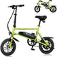 Winado Electric Bike for Adults, 14" Folding Electric Bicycle 450W Motor with Dual Disc Brakes, Max Range 25Miles(Pedal-Assist) & Speed 15.5MPH, Foldable Commuter City Ebike for Adults/Teens