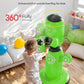 QPAU 360° Rotatable Punching Bag for Kids, Lager 64” Kids Punching Bag with Gloves, Hand Pump & 6 Targets, Bop Bag Inflatable Punching Toy, Karate Gifts for Boys, Girls