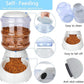 Automatic Dog Feeders, Dog Feeder Dispenser for Large Dogs, 3 Gallon Gravity Automatic Dog Cat Feeder Station, Dry Food Storage Container Bowl for Adult Dogs