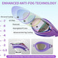 Nearsighted Swim Goggles, Shortsighted Optical Swimming Goggles No Leaking Anti Fog UV Protection for Adult Men Women
