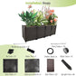 Large Planters for Outdoor Plants pots Elevated Garden Boxes Raised Garden Bed Garden Patio Balcony Deck to Planting Flowers Vegetables Tomato and Herbs