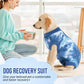 Lukovee Recovery Suit for Dogs, Onesie Surgery Recovery Suit for Female Male Dogs, Abdominal Wounds Cone E-Collar Alternative Prevent Licking Spay Recovery Suit (TBL,XL)