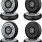 8-Pack Inline Skate Replacement Wheels 85A Outdoor Asphalt Formula Roller Blades Wheels Indoor Roller Blades Wheels with Bearings ABEC-9 & Floating Spacers