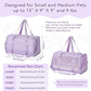 PETSFIT Soft-Sided Cat Carriers & Car Seats with Patent Safe Buckles, Clip-On Harness, 18"x11"x11" Airline Approved Pet Carrier - 9 lbs Capacity (Purple)