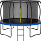 Trampoline 8FT 10FT 12FT 14FT 16FT, Outdoor Trampolines for Kids and Adults, Recreational Trampoline with Enclosure Net & Ladder, Round Trampoline ASTM Approved, 400/450LBS Weight Capacity