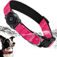 Upgraded AirTag Dog Collar, IP68 Waterproof Air Tag Dog Collar Holder, Reflective, Ultra-Durable, Comfortable Padded, Heavy Duty Dog Collars for Small Medium Large Dogs (XL (15.6"-22"), Hotpink)