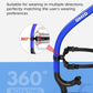 OMID SN1 Snorkel for Adult Youth, Diving Snorkel with One-Way Purge Valve, Food-Grade Silicone Mouthpiece