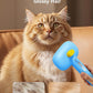 ROJECO 3-in-1 Pet Steam Brush for Cats&Dogs - Detangling Comb with Adjustable Mist, Handheld Deshedding Grooming Tool for Long/Short Hair, Massage Brush & Shedding Control Gift,Cordless (Blue)